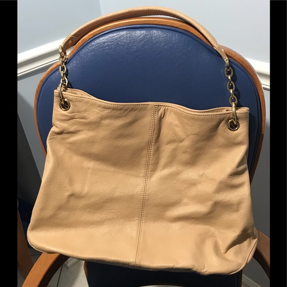 Cuore & Pelle beige leather handbag - Picture 5 of 13